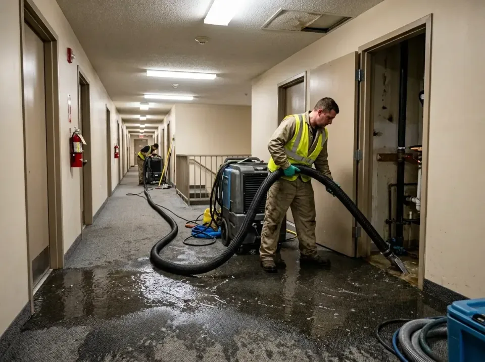 multi-unit-apartment-hallway-f-005 — frequently asked questions, Emergency Burst Pipe Water Extraction & Removal in Dyersbur…